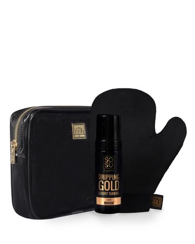 SOSU Dripping Gold Perfect Pair Dark Luxury Tanning Mousse Gift Set